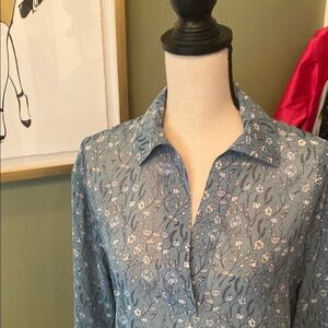 CAbi Kate Chase Field of Flowers summer blouse